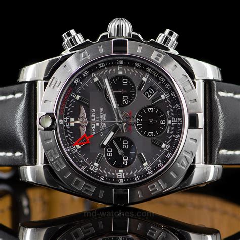 breitling chronomat gmt leather strap|breitling chronomat 44 retail price.